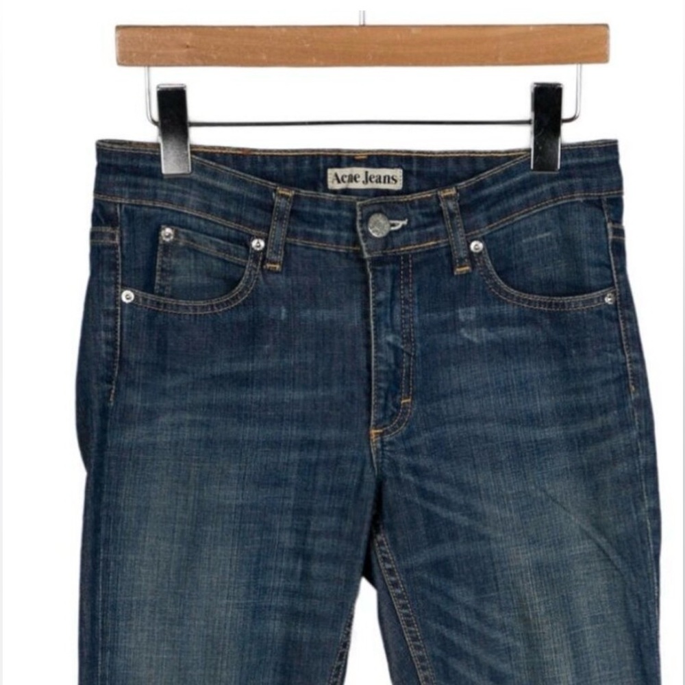 Acne Studios - Women's Mid-Rise Straight Leg Jeans - Excellent Condition